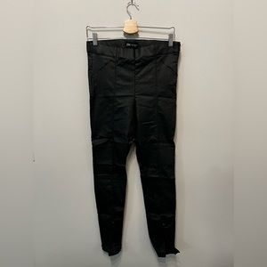 Zara black leggings in size XL